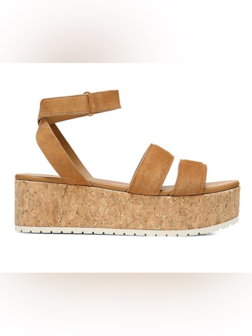 Vince Women's Jet Cork Platform sandals tan sz 8